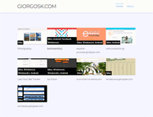 Tablet Screenshot of giorgosk.com
